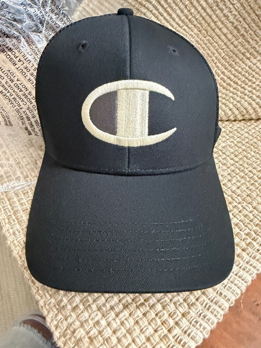 Champion snap back hat